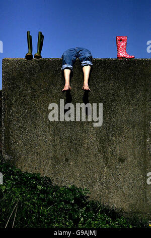 Frühjahr 2006 Wetter - Glens of Antrim, Nordirland Stockfoto