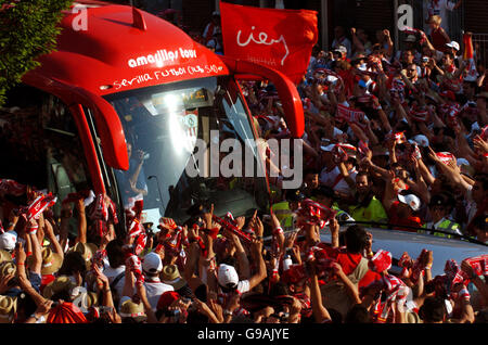 Fußball - UEFA-Cup - Finale - Middlesbrough V Sevilla - Philips-Stadion Stockfoto