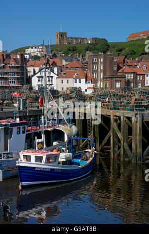 Whitby Harbour North Yorkshire Stockfoto