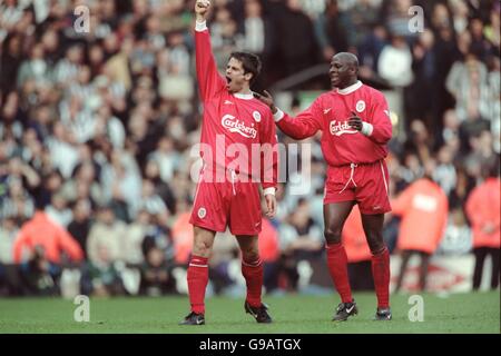 Fußball - FA Carling Premiership - Liverpool gegen Newcastle United Stockfoto