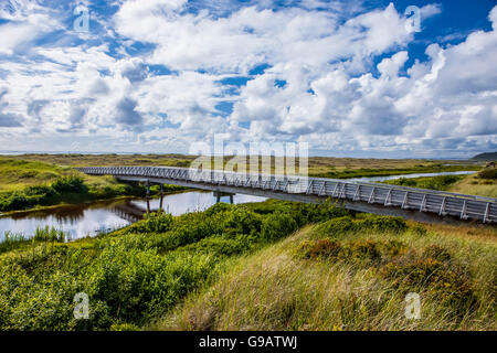 Kleinen Connor Creek Bridge in Copalis, Washington. Stockfoto