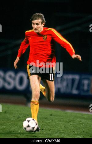 Fußball - freundlich - Polen / Belgien - Warschau Stockfoto