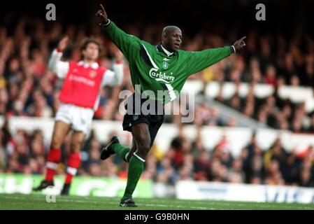 Fußball - FA Carling Premier League - Arsenal gegen Liverpool Stockfoto