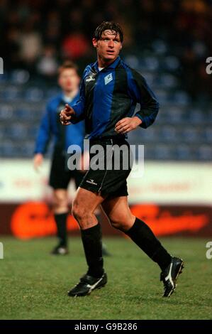 Deutscher Fußball - Bundesliga-2. Division - Waldhof Mannheim / Nürnberg. Laszlo Klausz, Waldhof Mannheim Stockfoto