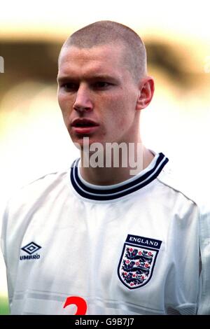 Fußball - Europameisterschaft unter 21 Qualifikation - Play Off - England gegen Jugoslawien. Seth Johnson aus England Stockfoto