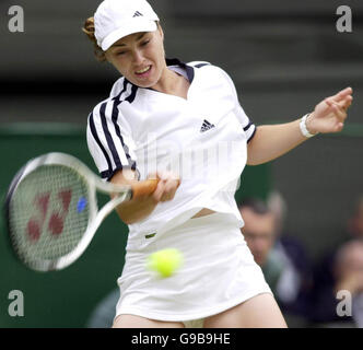 BIBLIOTHEKSFILER vom 04/07/2000 der Schweizer Martina Hingis. Stockfoto