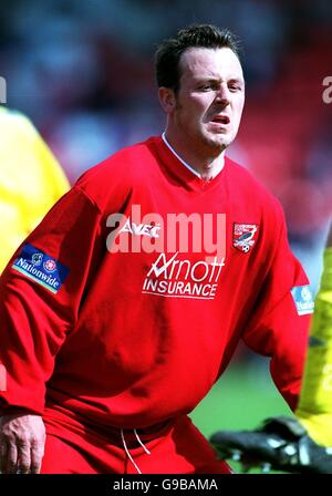 Fußball - Nationwide Conference - Scarborough V Morecambe. Darren Roberts, Scarborough Stockfoto