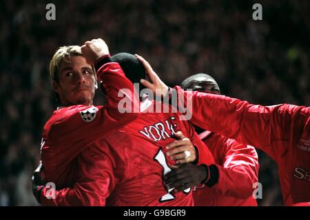 Fußball - UEFA Champions League - Gruppe B - Manchester United gegen Fiorentina Stockfoto