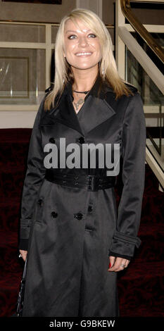 SHOWBIZ Ivors. Zoe Lucker kommt zu den 51. Ivor Novello Awards im Grosvenor Hotel im Zentrum von London an. Stockfoto