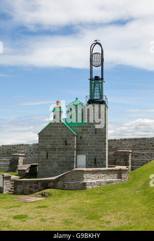 La Citadelle, Quebec City, Kanada - die Heimat der 22e Regiment - das Gebäude ist ein Observatorium. Stockfoto