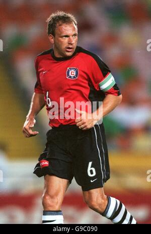 American Soccer - MLS - Trainingslager vor der Saison - Chicago Fire gegen Tampa Bay Mutiny. Tom Sohn, Chicago Fire Stockfoto