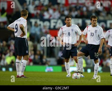 Fußball - internationale Freundschaftsspiele - England V Ungarn - Old Trafford Stockfoto