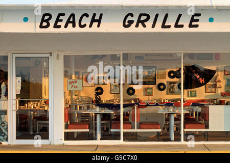 Der Beach Grill Coffeeshop im Hotel Crusader, Wildwood Crest, New Jersey, USA Stockfoto