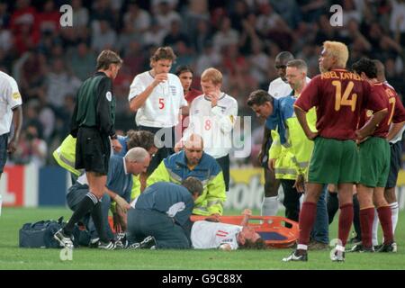 Fußball - Europameisterschaft 2000 - Gruppe A - Portugal V England Stockfoto