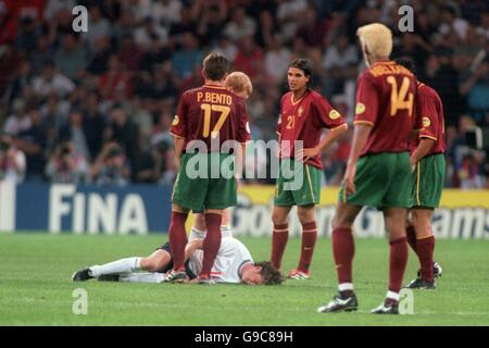 Fußball - Europameisterschaft 2000 - Gruppe A - Portugal V England Stockfoto