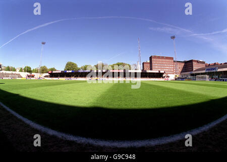 Schwedische Fußball - Meisterschaft der Allsvenskan - GAIS V GIF Sundsvall Stockfoto