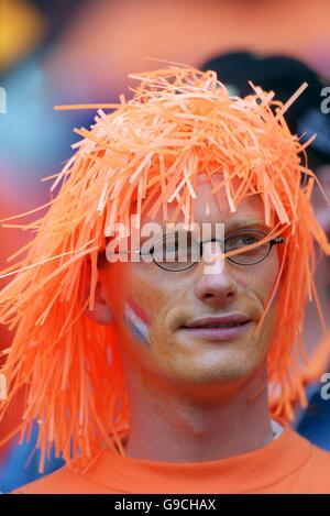 Fußball - Euro 2000 - Viertelfinale - Holland gegen Jugoslawien. Holland-Fan Stockfoto