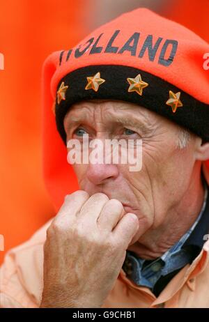 Fußball - Euro 2000 - Viertelfinale - Holland gegen Jugoslawien. Holland-Fan Stockfoto