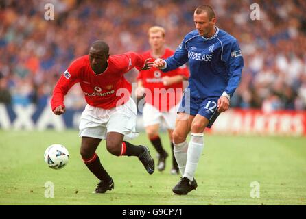 Fußball - FA Charity Shield - Chelsea gegen Manchester United Stockfoto