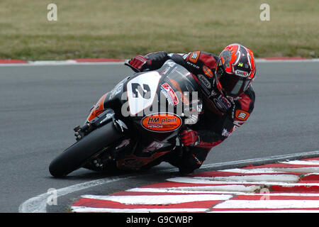 Motorradfahren - British Superbike Championship 2006 - Round Seven - Snetterton. Ryuichi Kiyonari, JPN HM Plant Honda Racing Stockfoto