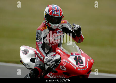 Motorrad - britischen Superbike Meisterschaft 2006 - Runde sieben - Snetterton Stockfoto