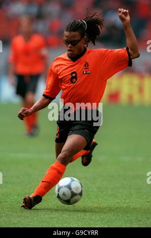 Fußball - Euro 2000 - Halbfinale - Italien gegen Holland. Edgar Davids, Holland Stockfoto