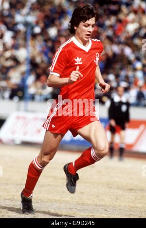 Fußball - Toyota Cup - Fußballweltmeisterschaft - Nacional gegen Nottingham Forest. Stuart Gray, Nottingham Forest Stockfoto