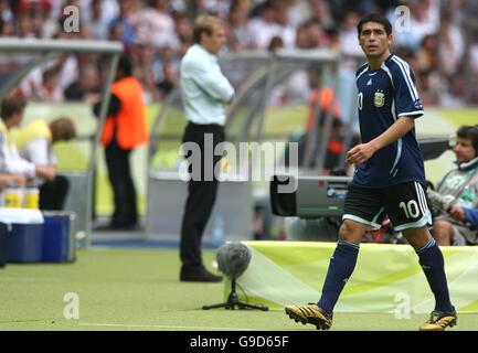 Fußball - 2006 FIFA World Cup Deutschland - Viertel Finale - Deutschland gegen Argentinien - Olympiastadion Stockfoto