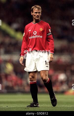 Fußball - FA Carling Premiership - Manchester United / Bradford City. Teddy Sheringham, Manchester United Stockfoto