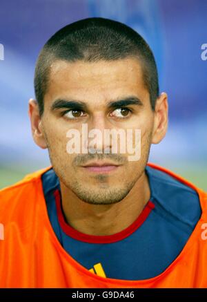 Fußball - FIFA Fußball-Weltmeisterschaft 2006 Deutschland - Gruppe H - Spanien gegen Tunesien - Gottlieb-Daimler-Stadion. Gutierrez Juanito, Spanien Stockfoto