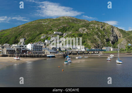 Barmouth Hafen Barmouth Gwynedd Wales UK Stockfoto