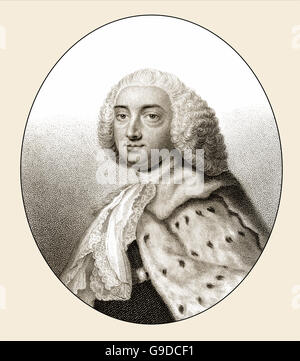 John Perceval, 2. Earl of Egmont, 1711-1770, ein britischer Politiker, Genealoge Stockfoto