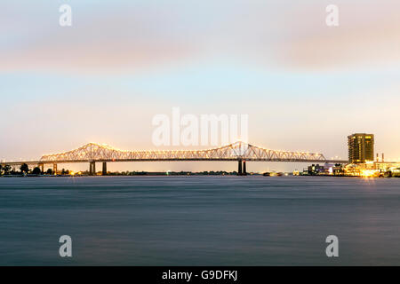 Crescent City Verbindungsbrücke in New Orleans, Louisiana Stockfoto