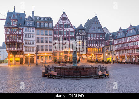 Frankfurt Am Main, Marktplatz Stockfoto