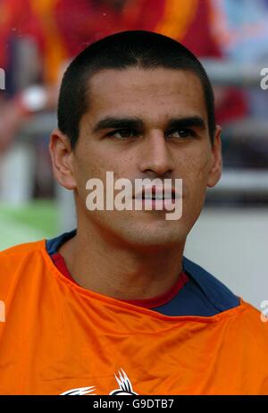 Fußball - FIFA Fußball-Weltmeisterschaft 2006 Deutschland - zweite Runde - Spanien gegen Frankreich - AWD Arena. Gutierrez Juanito, Spanien Stockfoto