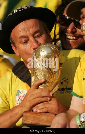 Fußball - 2006 FIFA World Cup Deutschland - Viertel Finale - Brasilien / Frankreich - Commerzbank-Arena Stockfoto