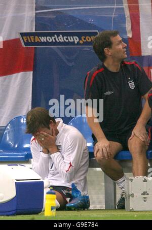 -2006 FIFA World Cup - Viertel Finale - Deutschland-England V Portugal - AufSchalke Fußballarena Stockfoto