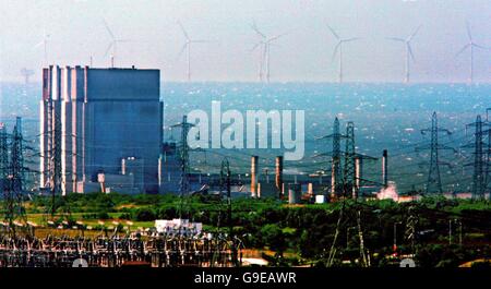 Pläne der Regierung Energie Stockfoto