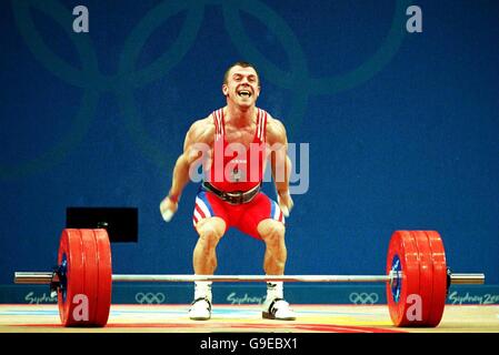 Sydney 2000 Olympics - Gewichtheben - Herren 62kg Stockfoto