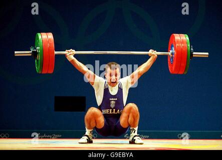 Sydney 2000 Olympics - Gewichtheben - Herren 62kg Stockfoto