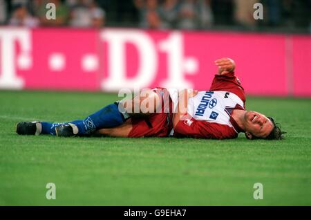 Deutsche Fußball - DFB-Pokals 2000 - erste Runde - Hamburger SV V Hertha BSC Berlin Stockfoto