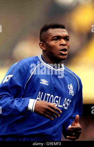 Fußball - FA Carling Premiership - Chelsea / Leicester City. Marcel Desailly, Chelsea Stockfoto