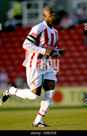 Fußball - freundlich - Stoke City / PSV Eindhoven - Britannia Stadium. Michael Duberry, Stoke City Stockfoto