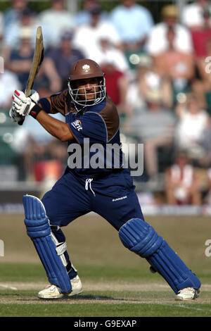 Cricket - NatWest Pro40 - Division Two - Surrey Brown Caps / Kent Spitfires - Guildford. Mark Butcher, Surrey Brown Caps Stockfoto