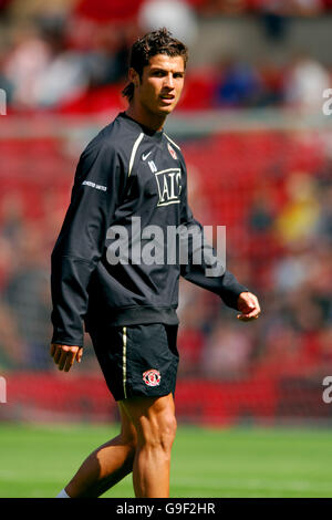 Fußball - FA Barclays Premiership - Manchester United Tag der offenen Ausbildung - Old Trafford. Cristiano Ronaldo von Manchester United Stockfoto