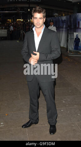 Colin Farrell bei der Europapremiere von Miami Vice am Odeon Leicester Square im Zentrum von London. Bilddatum: Donnerstag, 27. Juli 2006. Siehe PA Geschichte SHOWBIZ Vice. Bildnachweis sollte lauten: Ian West/PA Stockfoto