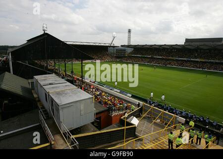 Fußball - FA Barclays Premiership - Watford / Manchester United - Vicarage Road. Eine allgemeine Ansicht der Vicarage Road Stockfoto