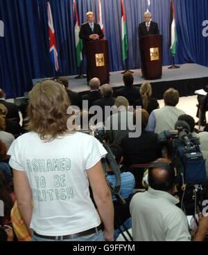 Blair besucht Israel für Nahost-Gespräche Stockfoto