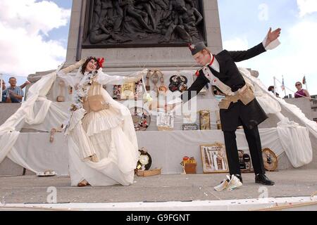 Trafalgar Square Festival Stockfoto