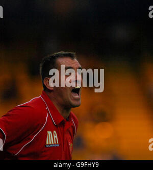 Fußball - Coca-Cola Football League Two - Mansfield Town / MK Dons - Field Mill. Martin Allen, Manager von Mk Don Stockfoto